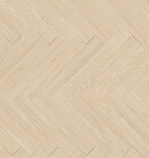 Gerflor Virtuo 55 Rigid Acoustic Blomma Cream Herringbone Klikkvinyl