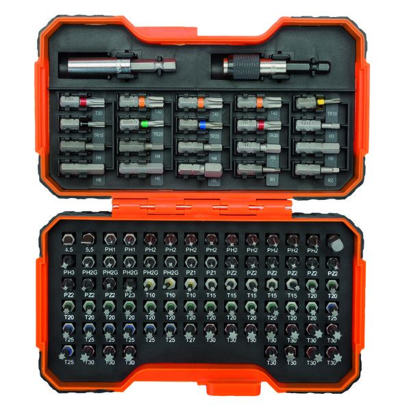 Bahco Bitssett 100 deler 1/4"