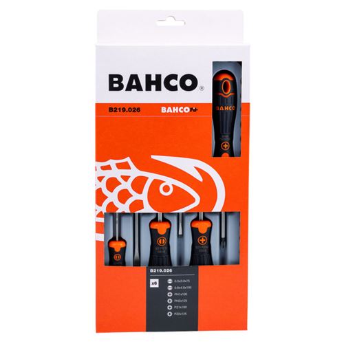 Bahco Skrutrekkersett 6 deler