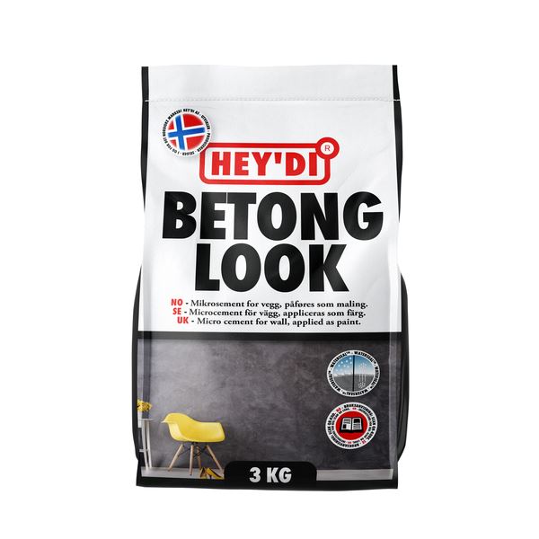 Heydi Betonglook Granitt 3 kg