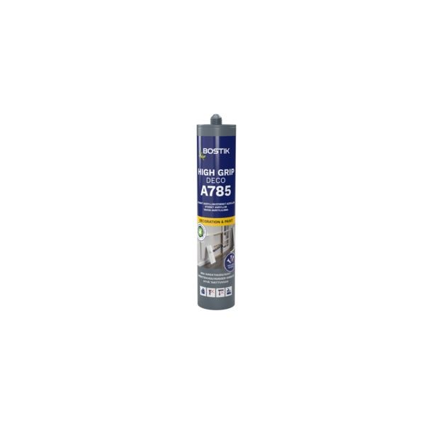 Bostik Akryllim A785 High Grip Deco - Hvit 300 ml