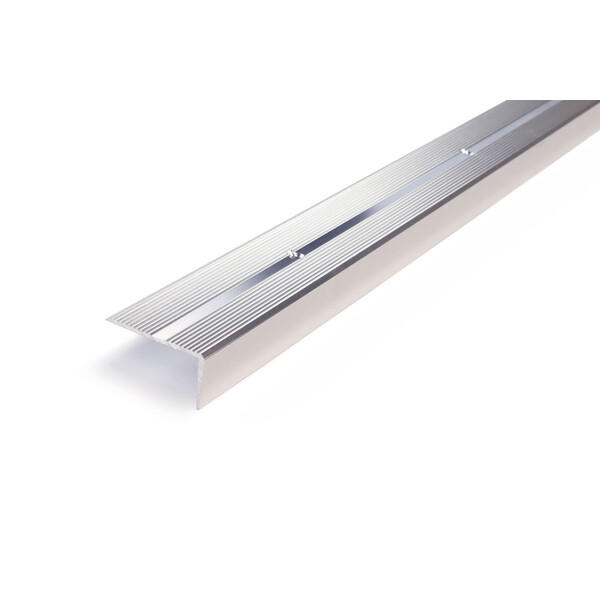 D-profile Trappenese 42X22mm Krom Anod 3m