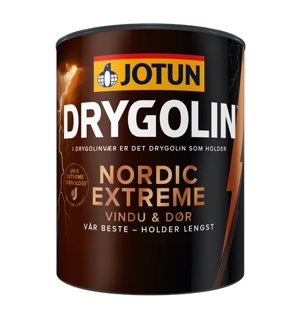 Jotun Drygolin Nordic Extreme Vindu & Dør Klassisk Hvit-Base 0,68 l