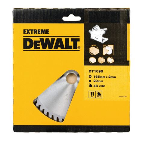 DeWalt Sagblad DT1090 ø165 mm