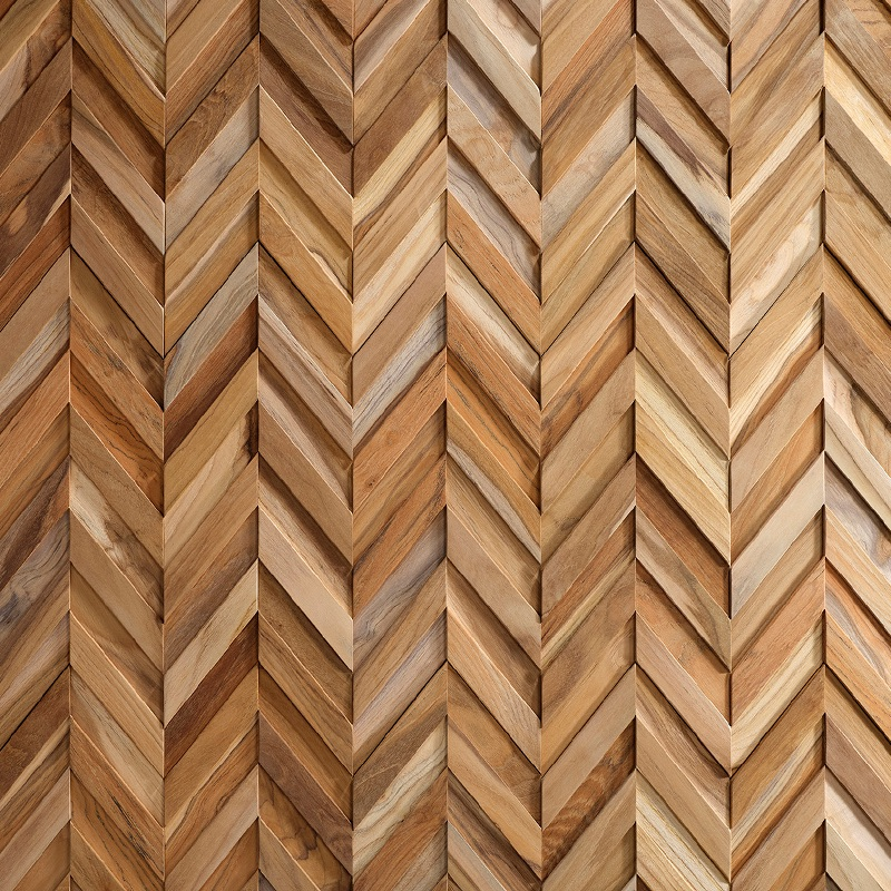 Storeys VEGGBEKLEDNING CHEVRON TEAK22760410