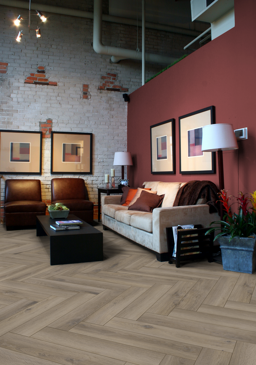 Kronotex Herringbone 3766 Metz Oak Laminatgulv