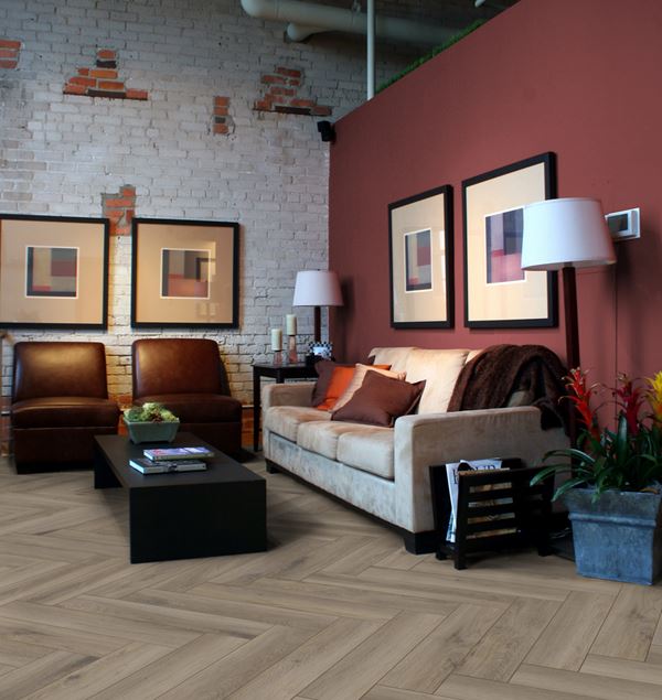 Kronotex Herringbone 3766 Metz Oak Laminatgulv