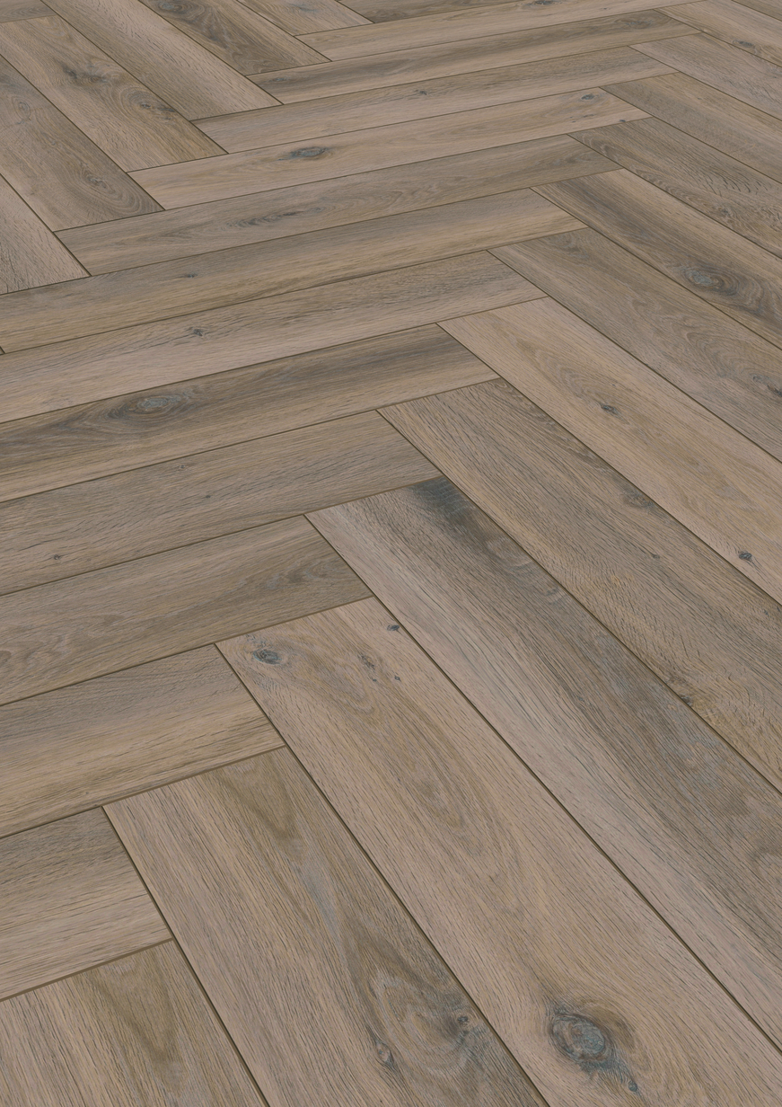 Kronotex Herringbone 3766 Metz Oak Laminatgulv
