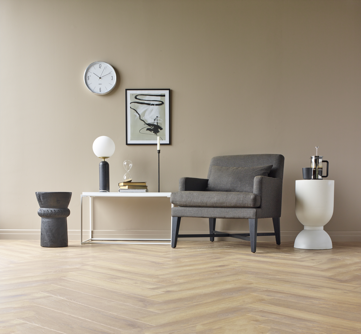 Kronotex Herringbone 4764 Treviso Oak Laminatgulv