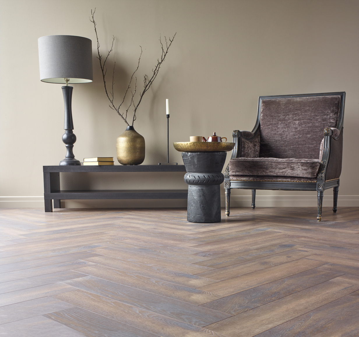 Kronotex Herringbone 4766 Calais Oak Laminatgulv