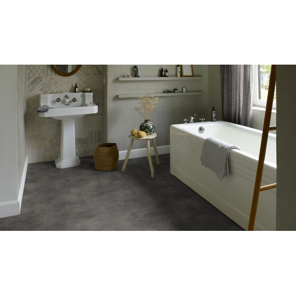 Tarkett Aquarelle Stone Charcoal Våtromsbelegg 2 m