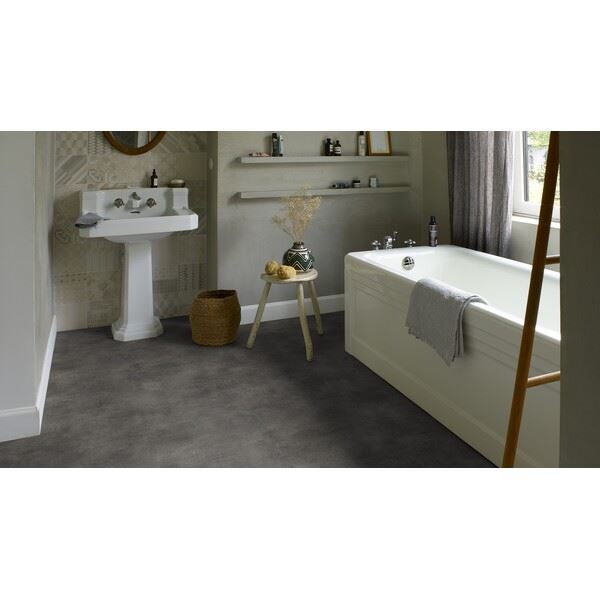 Tarkett Aquarelle Stone Charcoal Våtromsbelegg 2 m