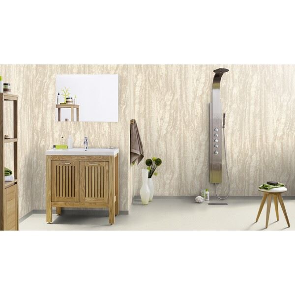 Tarkett Aquarelle Travertine Beige Våtromsvegg 2 m