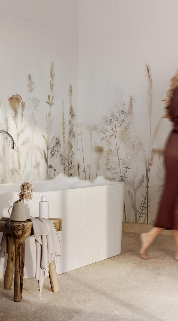 Tarkett Aquarelle Autumn Mist Våtromsvegg 2 m