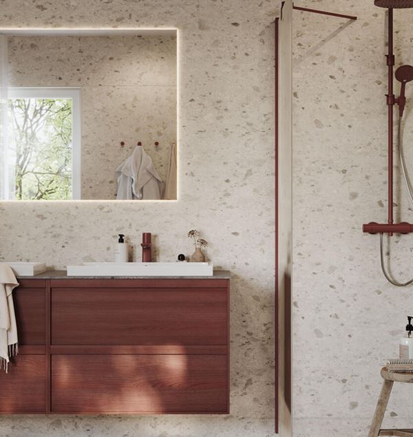 Tarkett Aquarelle Brecciastone Beige Våtromsvegg 2 m