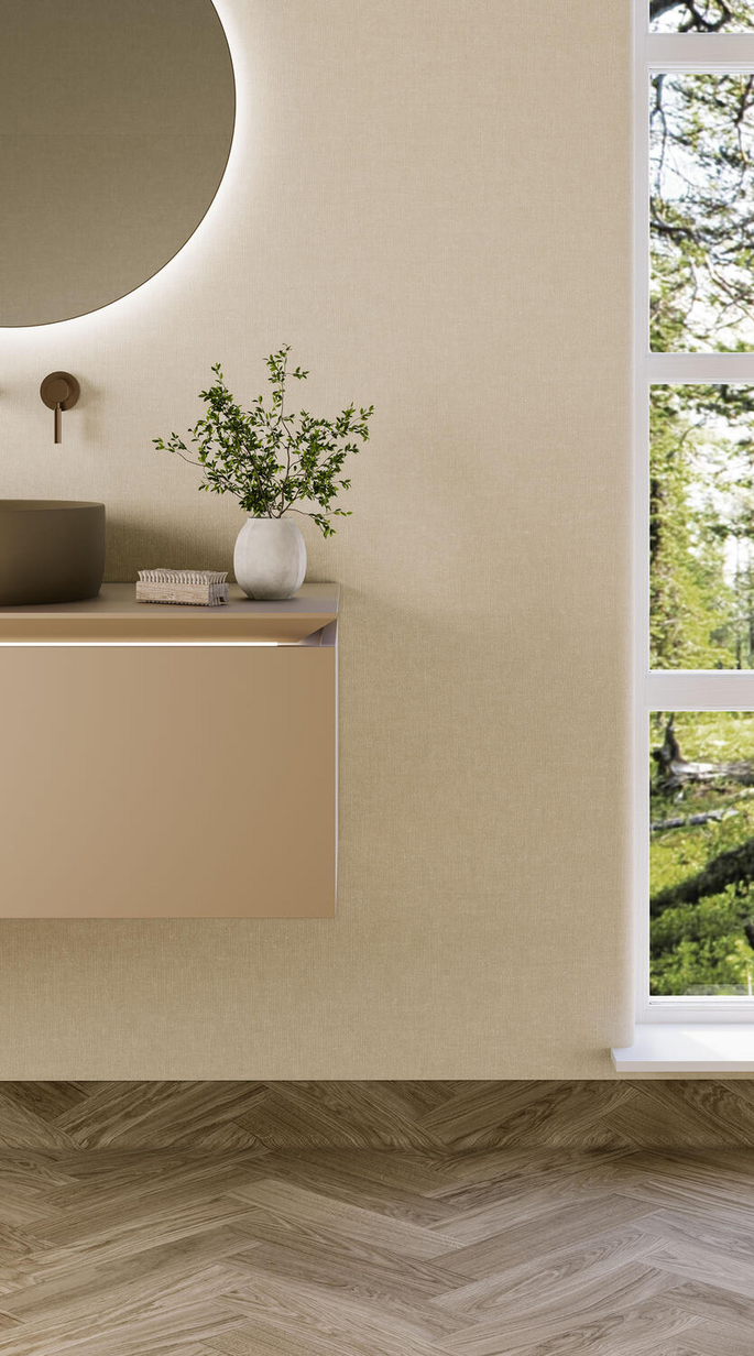 Tarkett Aquarelle Skane Herringbone Autumn Våtromsbelegg 3 m