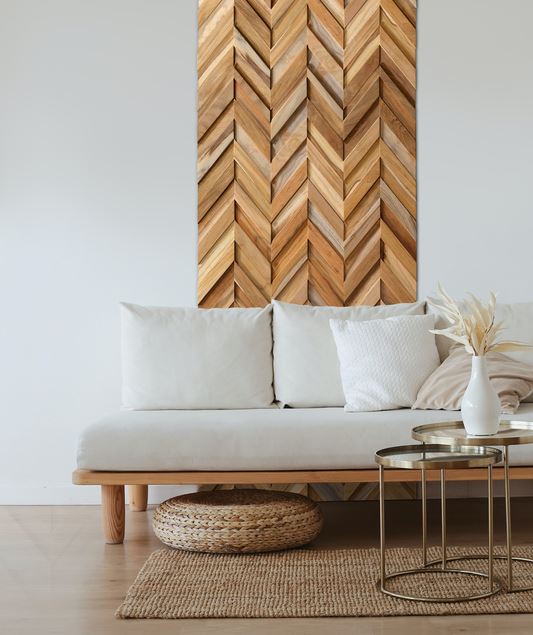 Storeys VEGGBEKLEDNING CHEVRON TEAK22760410