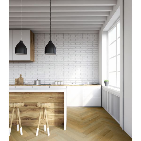 Aspecta Isocore Herringbone Oak Albano Klikkvinyl