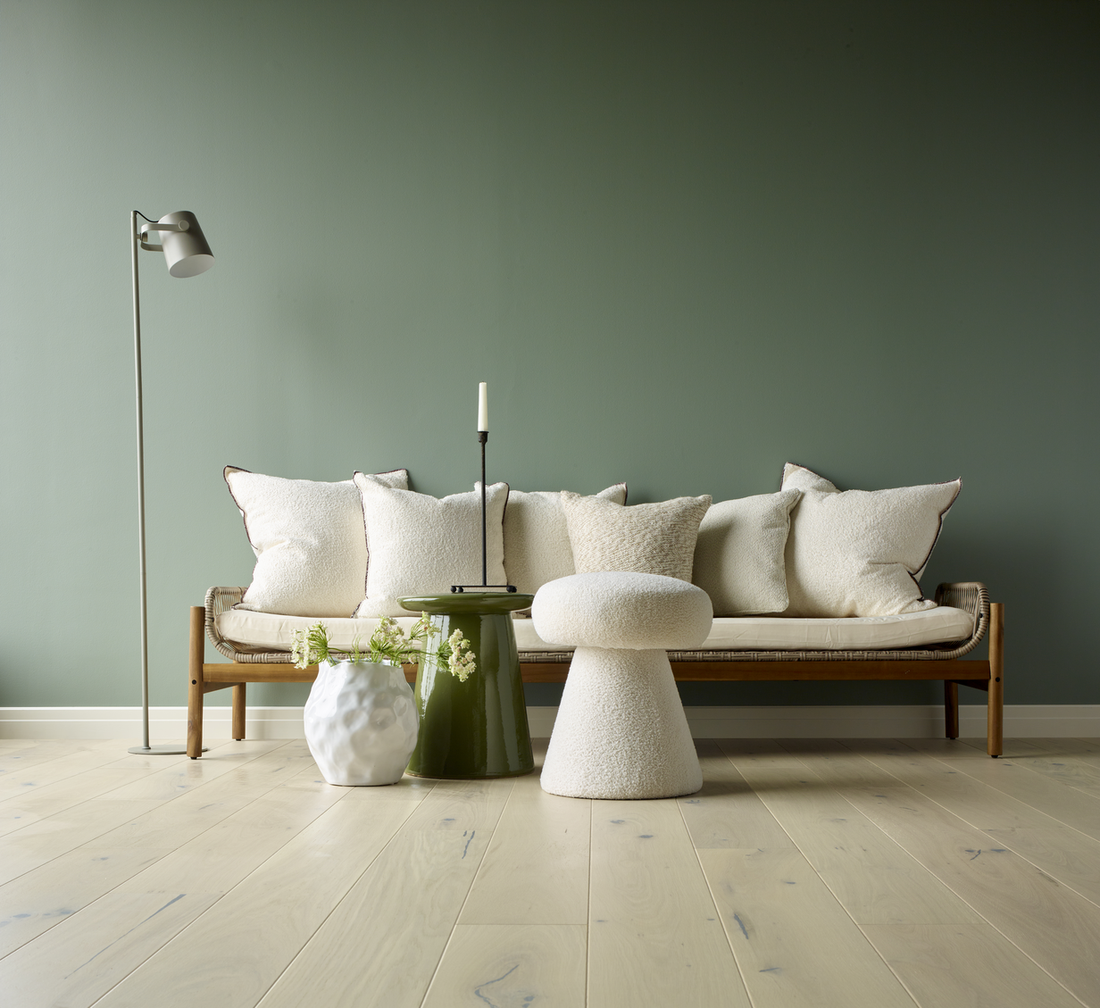 Moskus Liåsen Grå Eik Parkett