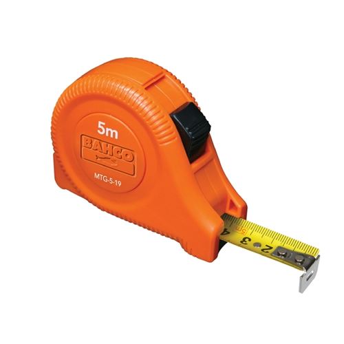 Bahco Målebånd - 5m x 19 mm