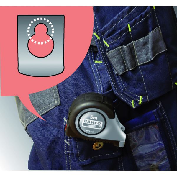 Bahco Målebånd Magnet - 5m x 25 mm