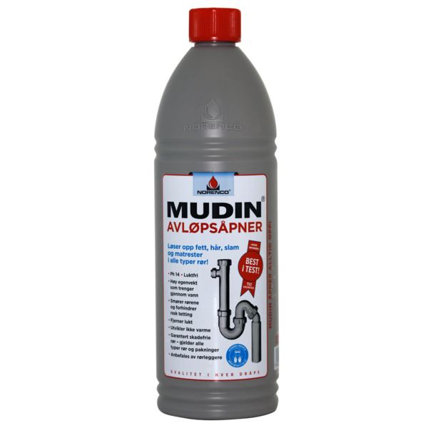 Mudin Norenco Mudin Avløpsåpner 1l