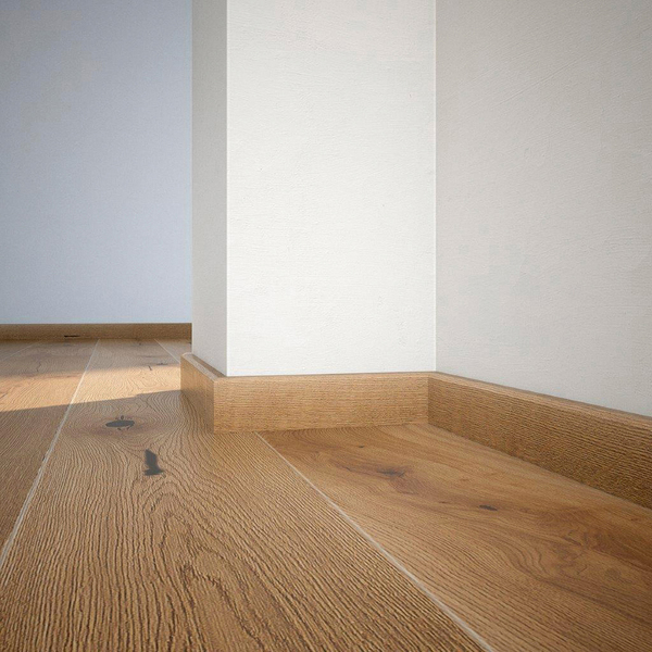 Saga Fotlist Glatt Eik Sense Brun Natur 16x60x220mm