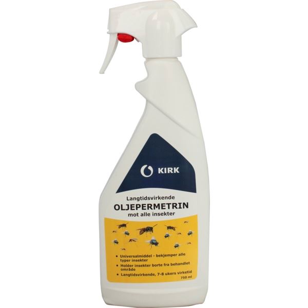 Kemetyl Kirk Insektspray Oljepermetrin 750 ml