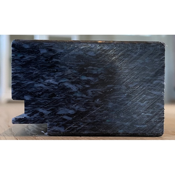 Meister Saga Hardwood Slagkloss Hardplast - 3,8X6X35cm