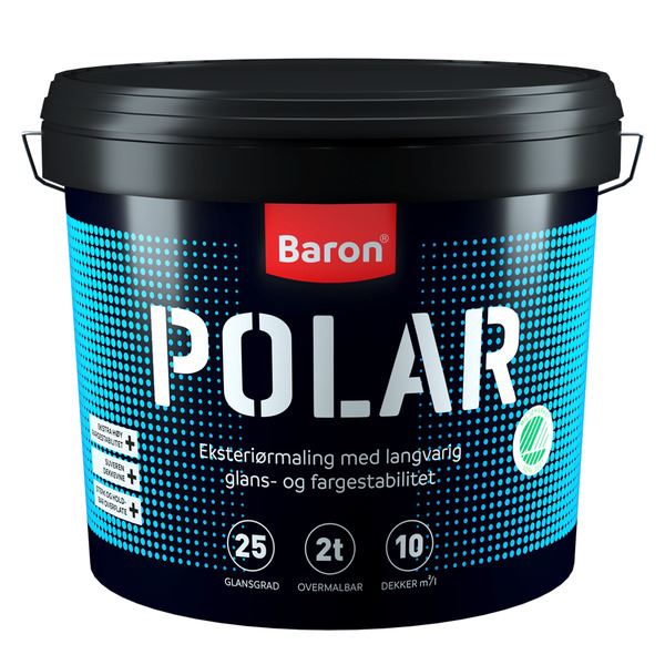Baron Polar Eksteriørmaling Fargeløs - base 2,7 l