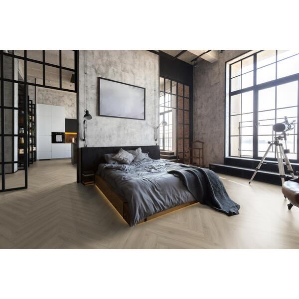 Aspecta Isocore Herringbone Almond Klikkvinyl