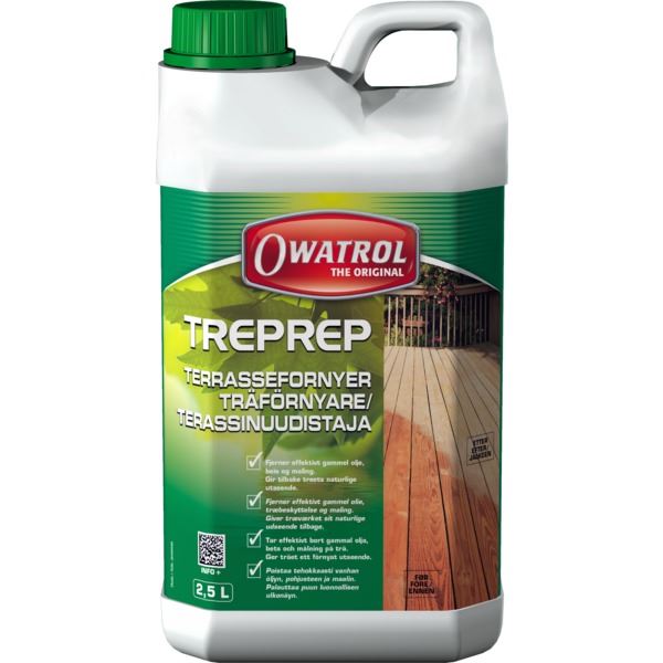 Storeys Owatrol Treprep Tre Fornyer/ Terrassefornyer 2,5 l
