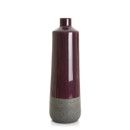 Festival Vase Stengods Plomme