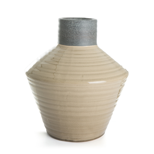 Festival Vase Stengods Beige