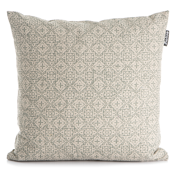 Festival Pute Maia Stjernemønster Beige/Grønn Dunfyll