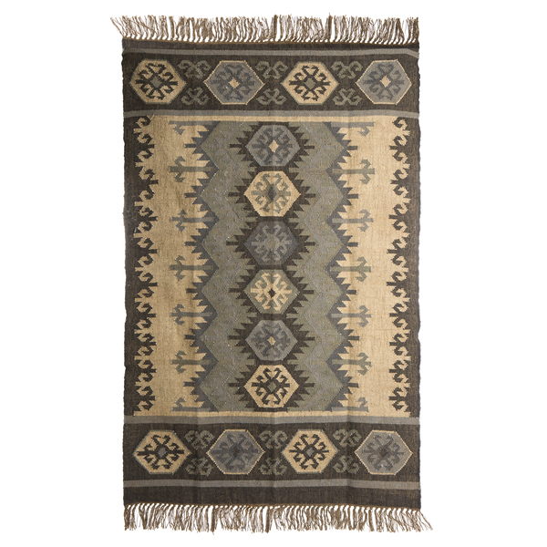 Festival Gulvteppe Ranveig Kelim Grønn/Blå