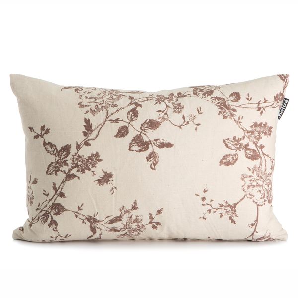 Festival Pute Maia Naturtrykk Offwhite Dunfyll