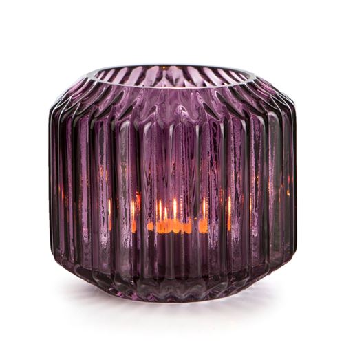 Festival Telyseglass Stripe Plomme