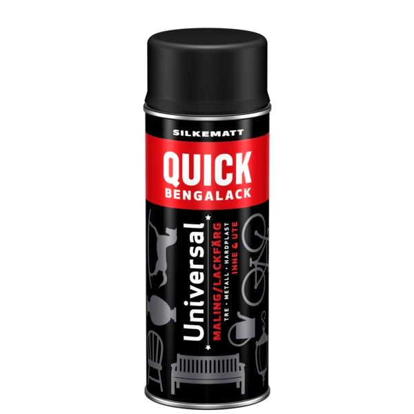 Scanox Quick Bengalack Spray Sort Silkematt 400ml