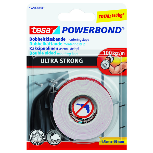Tesa Dobbelsidigtape Ultra Strong