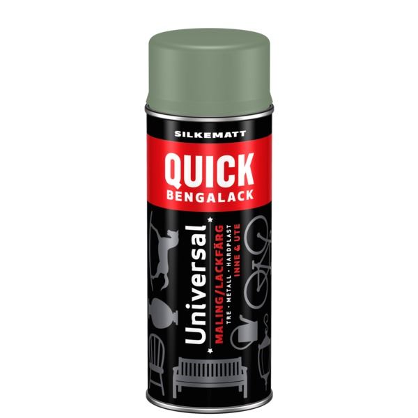 Scanox Quick Bengalack Spray Varmgrønn Silkematt 400ml