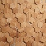 Storeys VEGGBEKLEDNING HEXAGON TEAK22760414