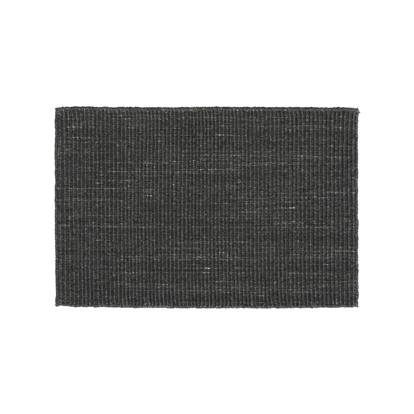 Inhouse Rill Dørmatte Sort - 60 x 90 cm