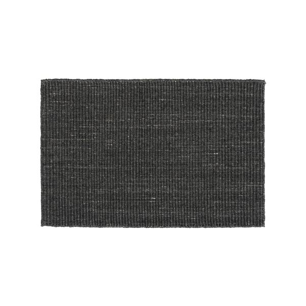 Inhouse Rill Dørmatte Sort - 60 x 90 cm