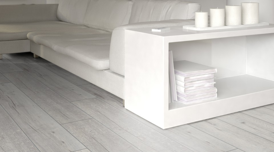 Kronotex Robusto  3181 Rip Oak White Laminatgulv