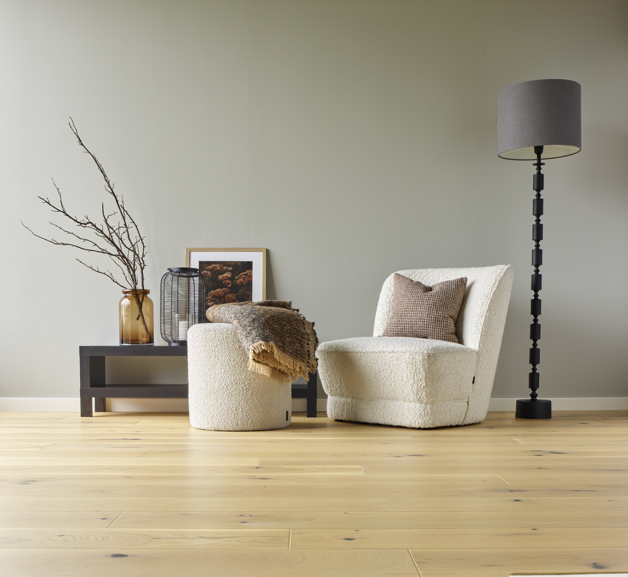 Saga Exclusive Limestone Oak Parkett