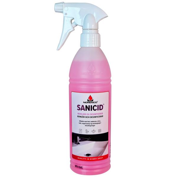 Norenco Sanicid Rengjøring for Bad 600 ml