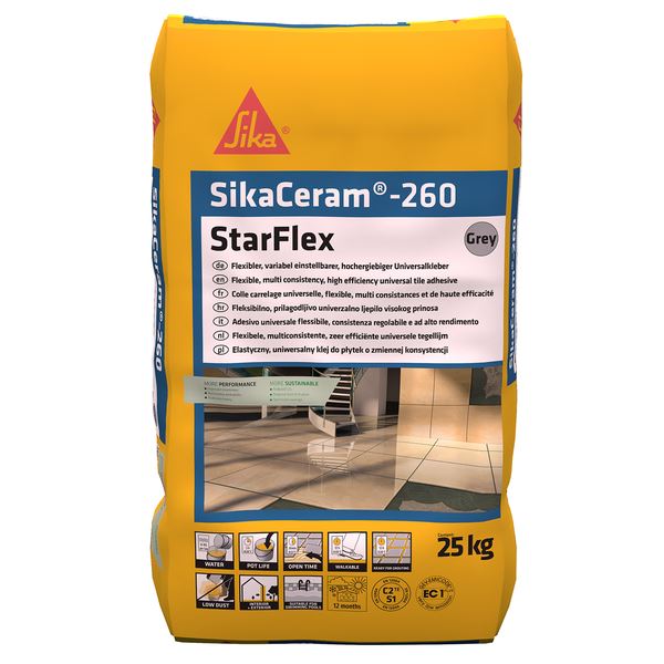 SikaCeram Flislim 260 StarFlex Grå 20kg