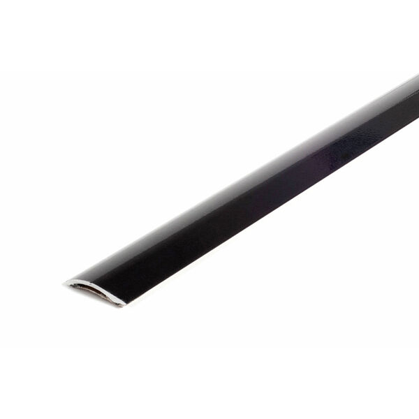 D-profile Nivålist 0-12mm Sort B:40mm Selvklebende 2m