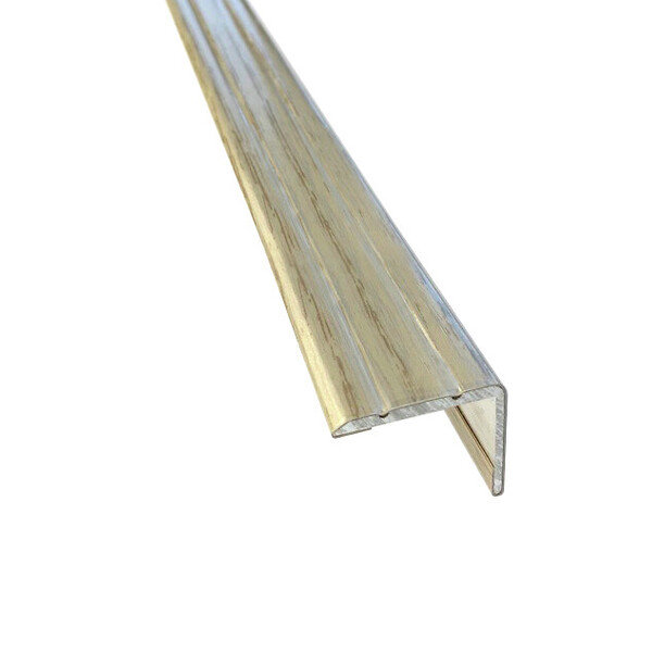 D-profile Trappenese 25X20mm Cotton White 1m